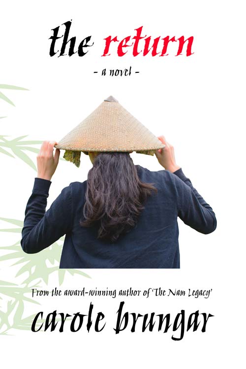 Carole Brungar "The Return" Vietnam war romance novel book cover.